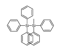 1-Methyl-1,1,2,2,2-pentaphenyldisilane结构式