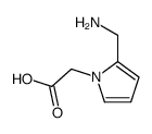 1H-Pyrrole-1-aceticacid,2-(aminomethyl)-(9CI)结构式
