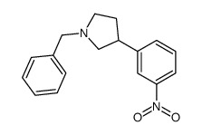 1-benzyl-3-(3-nitrophenyl)pyrrolidine结构式