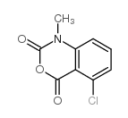 5-氯-N-甲基靛红酸酐结构式