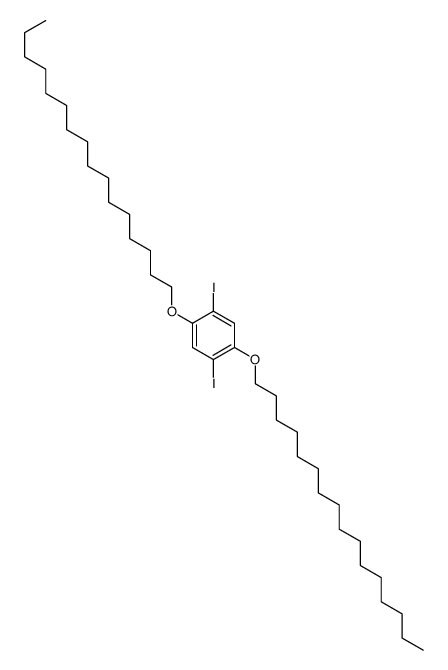 1,4-dihexadecoxy-2,5-diiodobenzene结构式