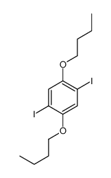1,4-DIIODO-2,5-DIBUTOXYBENZENE结构式