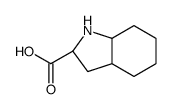 (2S,3aR,7aR)-Octahydro-1H-indolium-2-carboxylate结构式