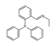 1-(2-diphenylphosphanylphenyl)-N-ethylmethanimine结构式