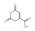 2,6-dioxo-3H-pyran-4-carboxylic acid结构式