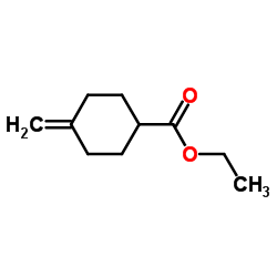 4-亚甲基环己烷羧酸乙酯结构式