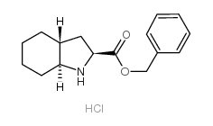 (2S,3aR,7aS)-八氢吲哚-2-甲酸苄酯盐酸盐结构式
