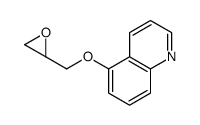 (R)-5-(OXIRAN-2-YLMETHOXY)QUINOLINE结构式