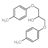 2-Propanol,1,3-bis(4-methylphenoxy)-结构式