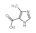 5-甲基-3H-咪唑-4-羧酸结构式
