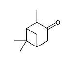 [1S-(1alpha,2beta,5alpha)]-2,6,6-trimethylbicyclo[3.1.1]heptan-3-one结构式