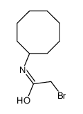 2-bromo-N-cyclooctylacetamide结构式