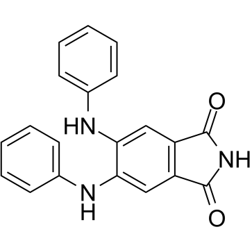 4,5-二苯胺基酞酰亚胺结构式