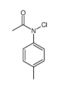 N-chloro-N-(4-methylphenyl)acetamide结构式