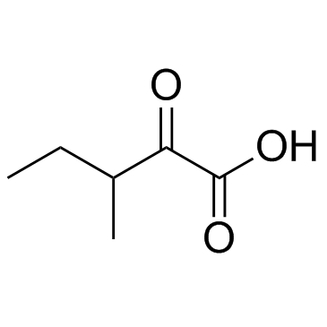 3-甲基-2-氧基戊酸结构式