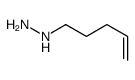 pent-4-enylhydrazine结构式