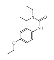 3-(4-ethoxyphenyl)-1,1-diethylurea结构式