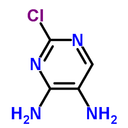 2-氯-4,5-二氨基嘧啶结构式