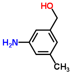 3-氨基-5-甲基苄醇结构式