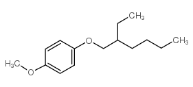 1-[(2-乙基己基)氧]-4-甲氧基苯结构式
