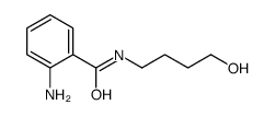 2-amino-N-(4-hydroxybutyl)benzamide结构式
