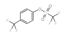 4-(TRIFLUOROMETHYL)PHENYL TRIFLUOROMETHANESULFONATE结构式