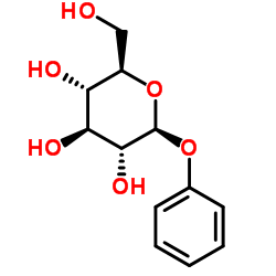 苯基-β-D-葡萄糖苷结构式