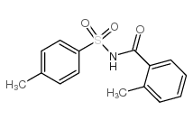 4-METHYL-N-(2-METHYL-BENZOYL)-BENZENESULFONAMIDE结构式