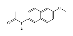 (S)-3-(6-methoxy-2-naphthalenyl)butan-2-one结构式