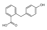 2-[(4-hydroxyphenyl)methyl]benzoic acid结构式