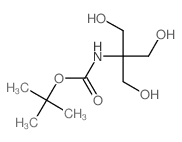 n-[2-羟基-1,1-双(羟基甲基)-乙基]氨基甲酸叔丁酯结构式