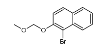 1-bromo-2-(methoxymethoxy)naphthalene结构式