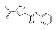 5-nitro-N-phenylthiophene-3-carboxamide结构式