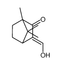 (4R)-2-(hydroxymethylidene)-4,7,7-trimethylbicyclo[2.2.1]heptan-3-one结构式