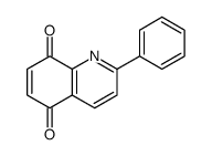 2-phenylquinoline-5,8-dione结构式