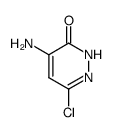 4-amino-6-chloro-3(2H)-pyridazinone结构式