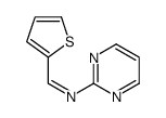 N-pyrimidin-2-yl-1-thiophen-2-ylmethanimine结构式