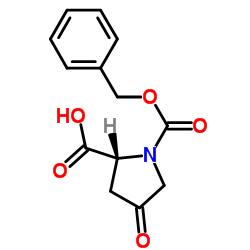 N-cbz-4-氧代-d-脯氨酸结构式