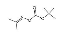 acetone O-(tert-butoxycarbonyl)oxime结构式
