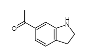 Ethanone, 1-(2,3-dihydro-1H-indol-6-yl)- (9CI)结构式
