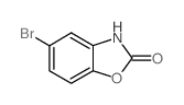 5-溴-2(3H)-苯并噁唑酮结构式