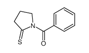2-Pyrrolidinethione,1-benzoyl- (9CI)结构式