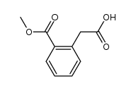 2-(2-(methoxycarbonyl)phenyl)acetic acid结构式