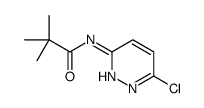 N-(6-chloropyridazin-3-yl)-2,2-dimethylpropanamide结构式