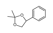 (4S)-2,2-dimethyl-4-phenyl-1,3-dioxolane结构式