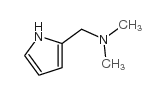 N,N-二甲基-1-(1H-吡咯-2-基)甲胺结构式