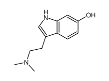 3-(2-(二甲基氨基)乙基)-3-吲哚-6-醇结构式