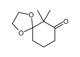 6,6-二甲基-1,4-二噁螺[4.5]-7-癸酮结构式