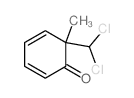 2,4-Cyclohexadien-1-one,6-(dichloromethyl)-6-methyl-结构式
