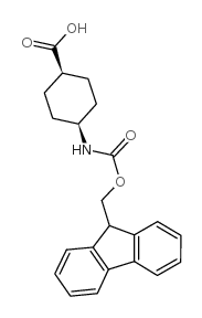 顺-4-(fmoc-氨基)环己羧酸结构式